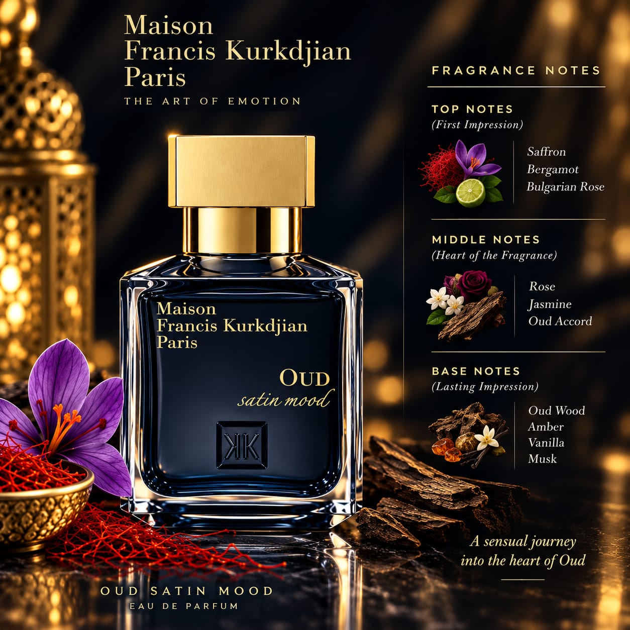 Maison Francis Kurkdjian Oud Silk Mood Perfume EDP 70ml