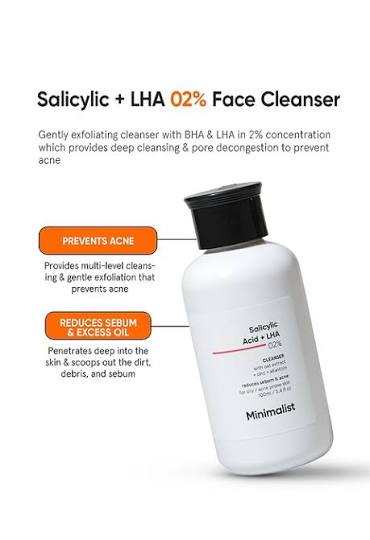 MINIMALIST SALICYLIC ACID+LHA CLEANSER
