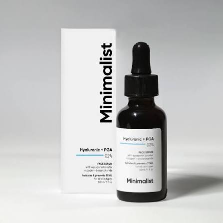 MINIMALIST HYALURONIC +PGA FACE SERUM