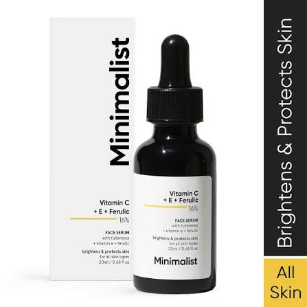 MINIMALIST VITAMIN C +E +FERULIC ACID FACE SERUM