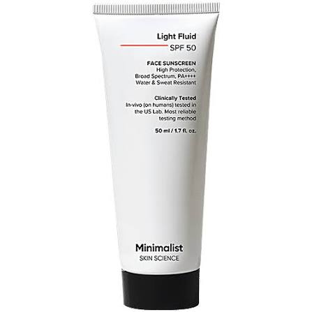 MINIMALIST LIGHT FLUID SUNSCREEN