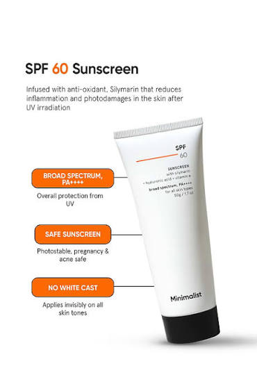 MINIMALIST SUNSCREEN SPF 60