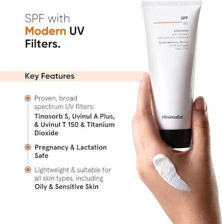 MINIMALIST SUNSCREEN SPF 60