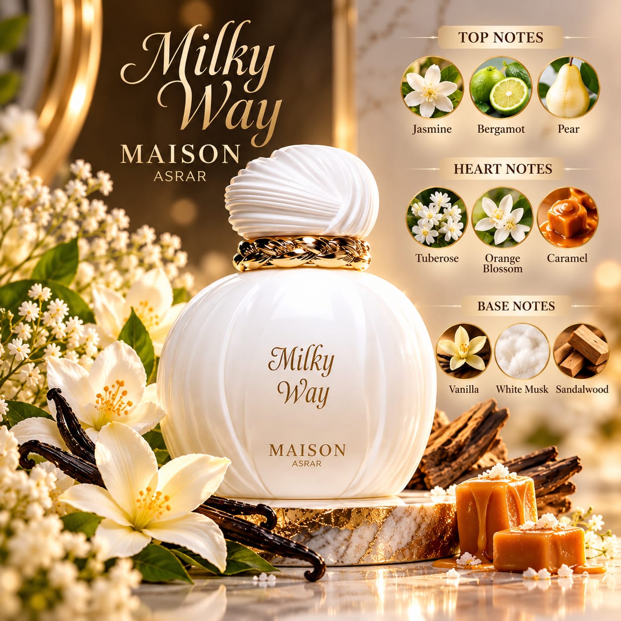 Maison Asrar Milky Way Perfume EDP 100ml