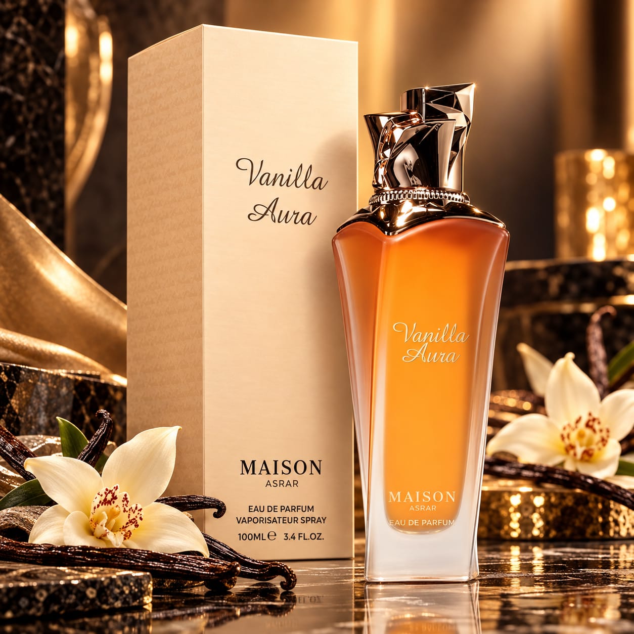Maison Asrar Vanilla Aura Perfume EDP 100ml
