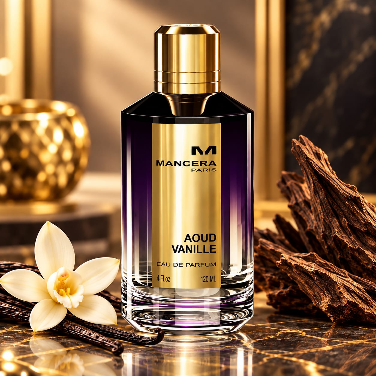 Mancera Aoud Vanilla Perfume EDP 120ml
