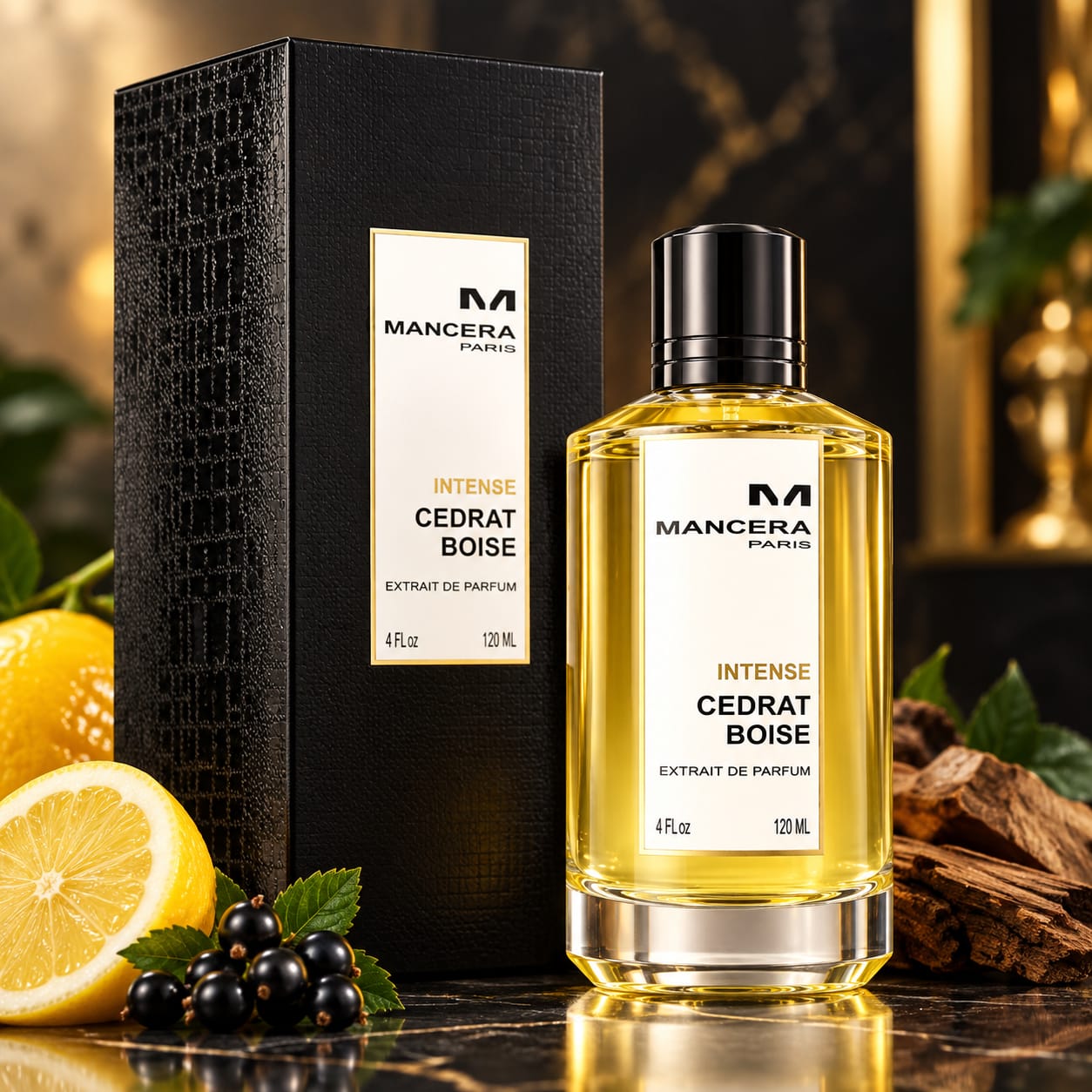 Mancera Intense Cedrat Boise Perfume Extrait De Parfum 120ml