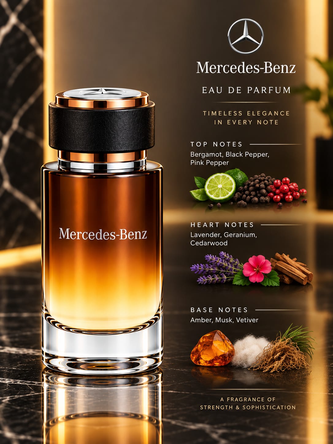 Mercedes-Benz Le Parfum Perfume For Man 120ml