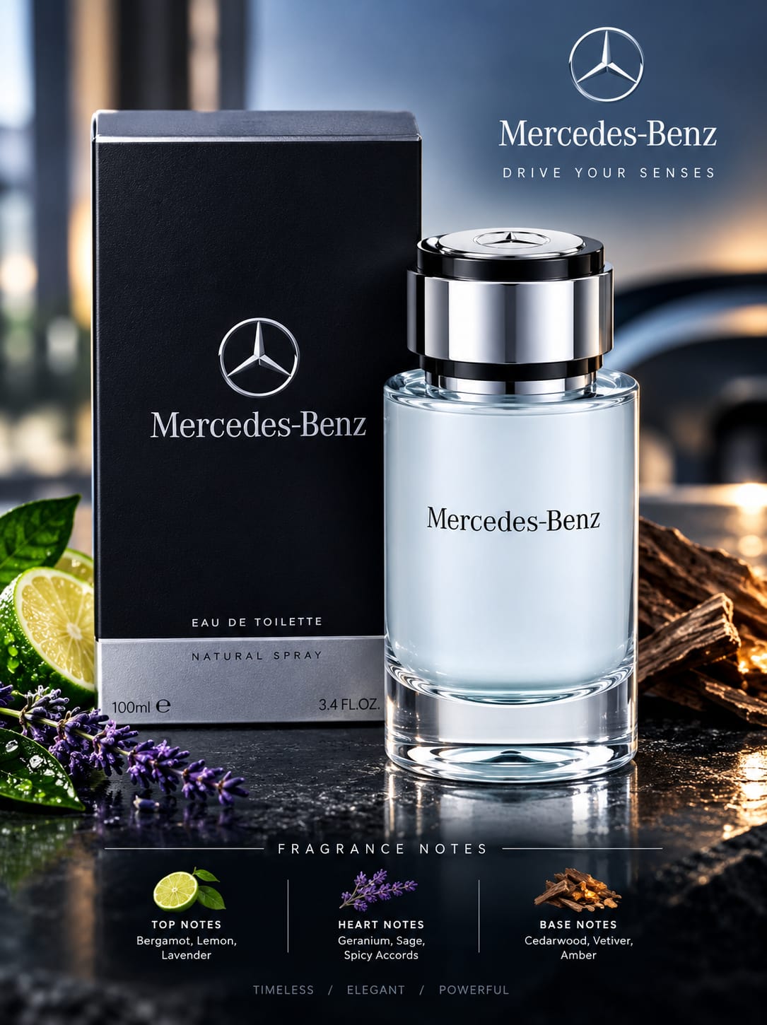 Mercedes-Benz Perfume For Man EDT 120ml