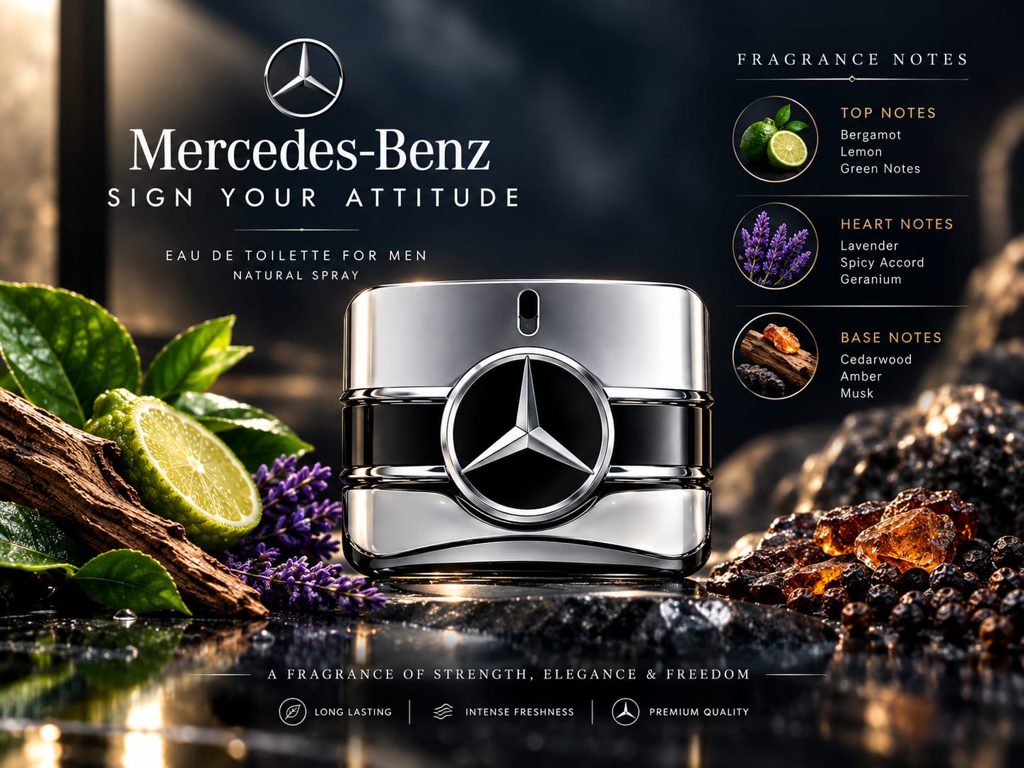 Mercedes-Benz Sign Your Attitude Perfume For Man EDT 100ml