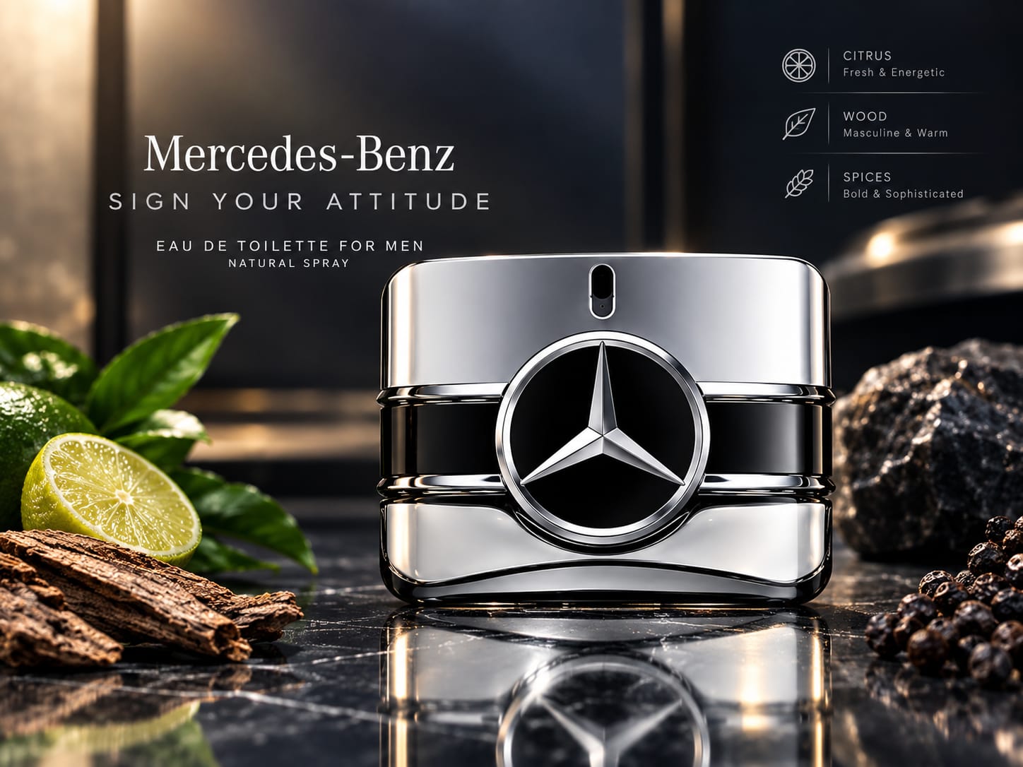 Mercedes-Benz Sign Your Attitude Perfume For Man EDT 100ml