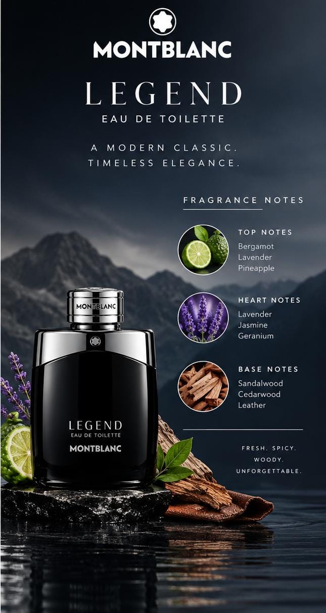 Montblanc Legend Perfume For Men EDT 100ml
