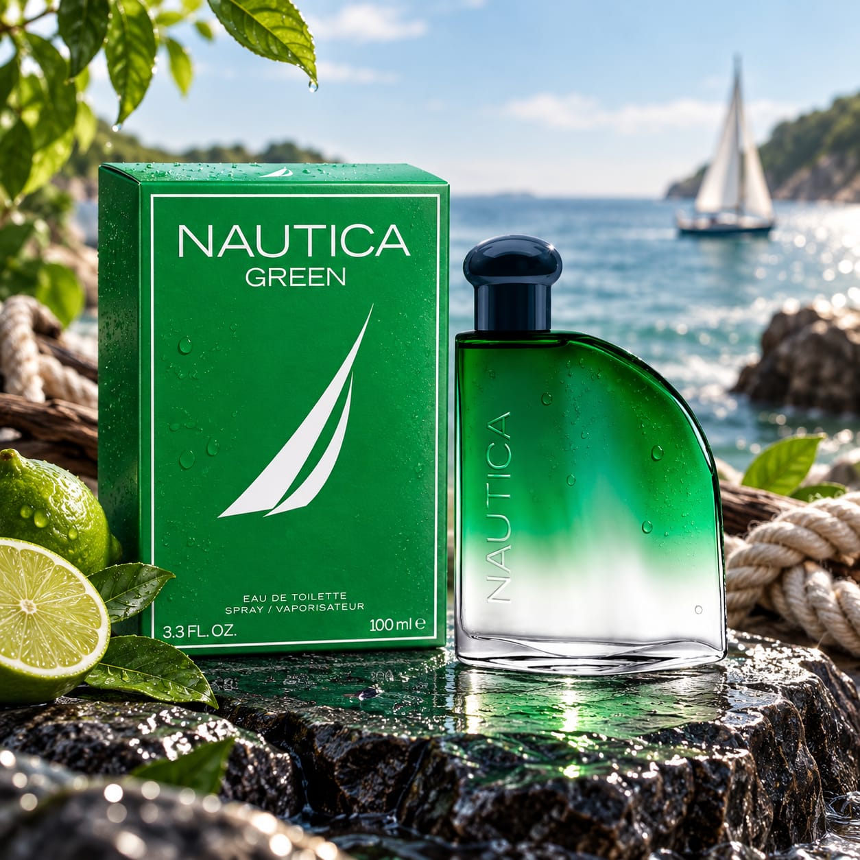 Nautica Green Perfume For Men EDT 100ml