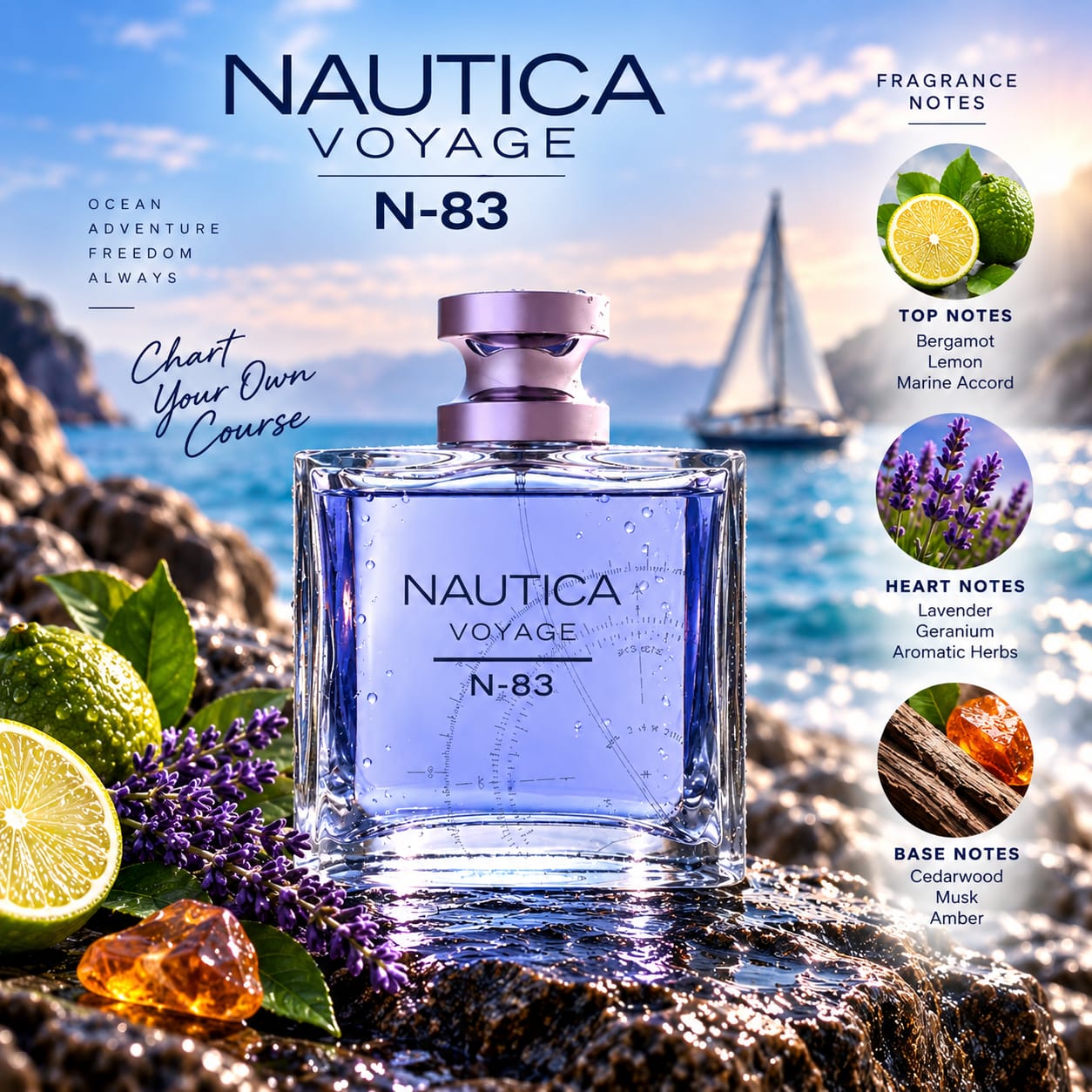 Nautica Voyage N-83 Perfume For Men EDT 100ml