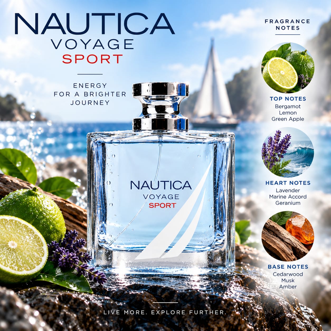 Nautica Voyage Sport Perfume For Men EDT 100ml