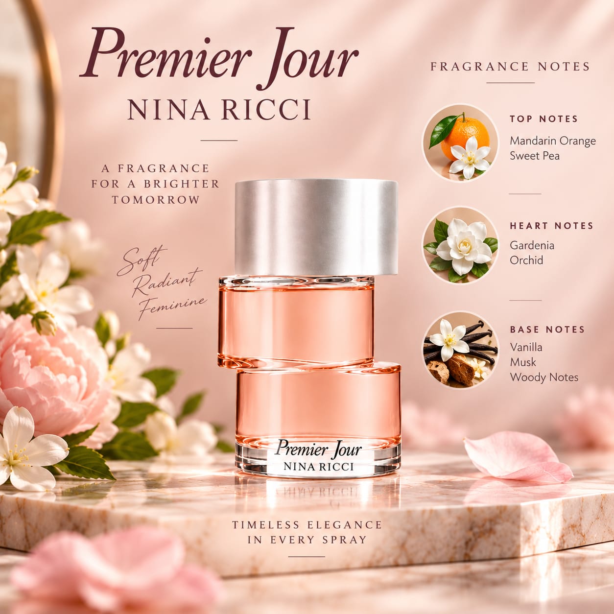 Nina Ricci Premier Jour Perfume For Women EDP 100ml