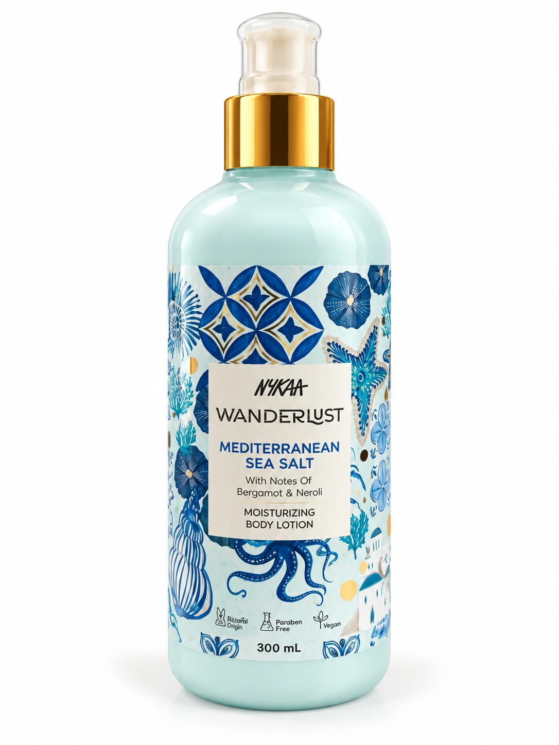Nykaa Wanderlust Mediterranean Sea Salt Body Lotion 300ml