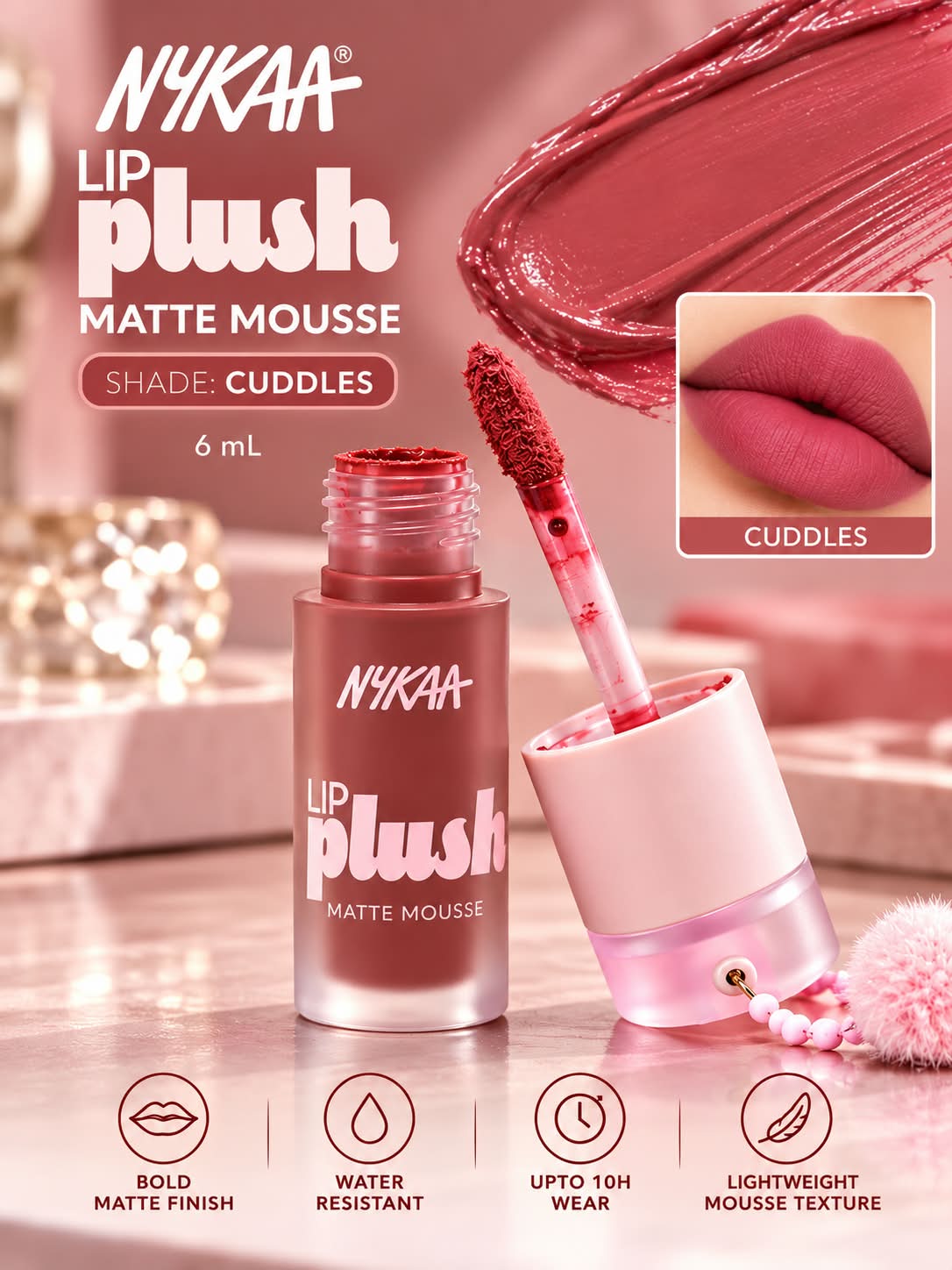 Nykaa Lip Plush Matte Mousse