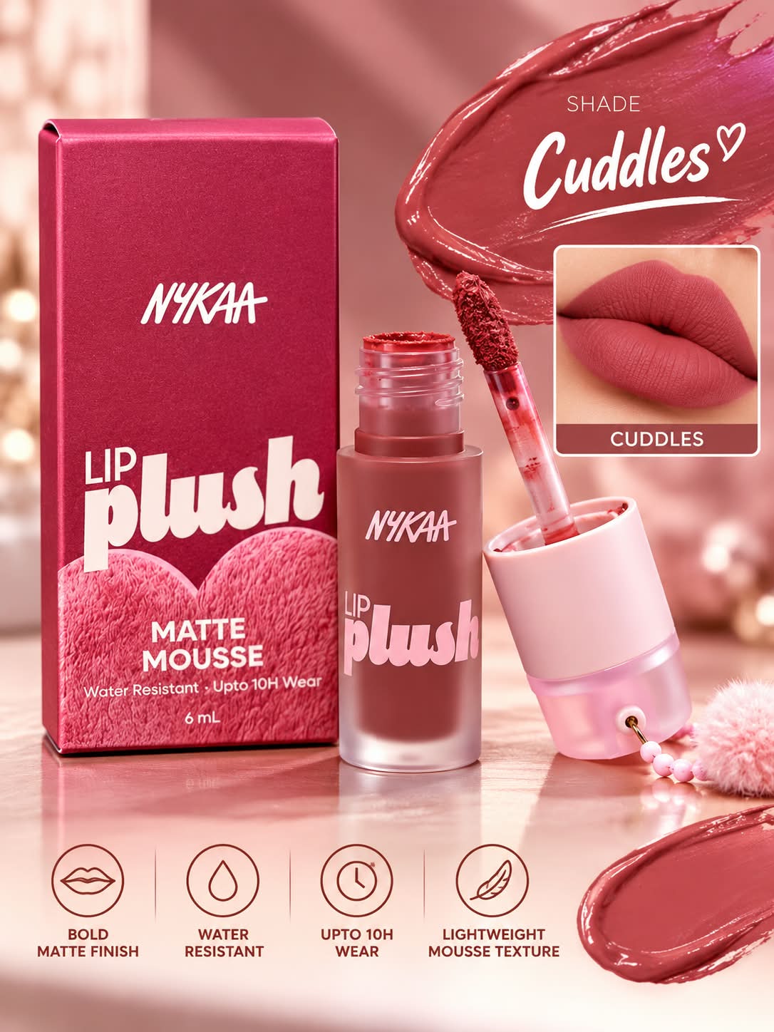 Nykaa Lip Plush Matte Mousse