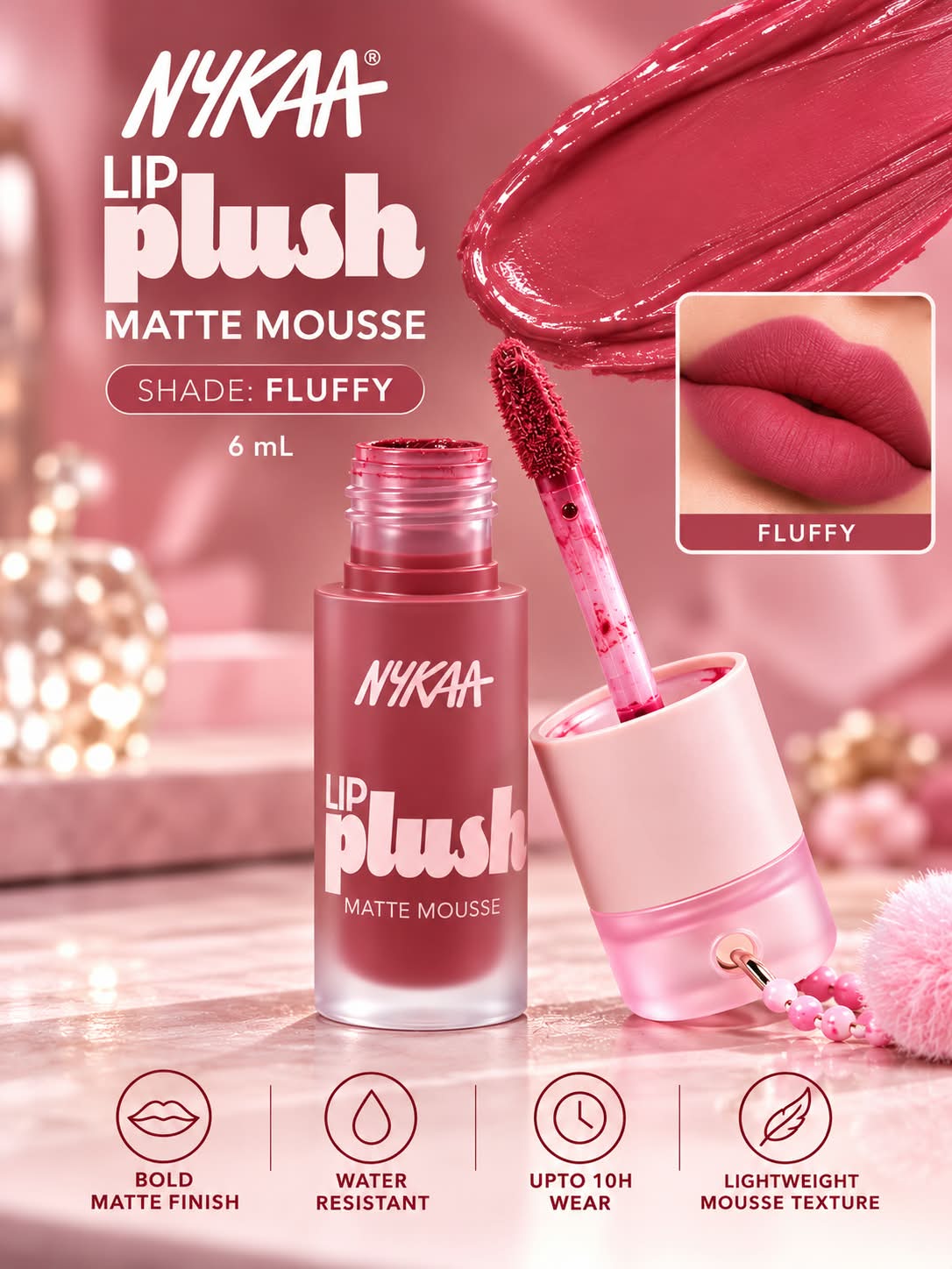 Nykaa Lip Plush Matte Mousse
