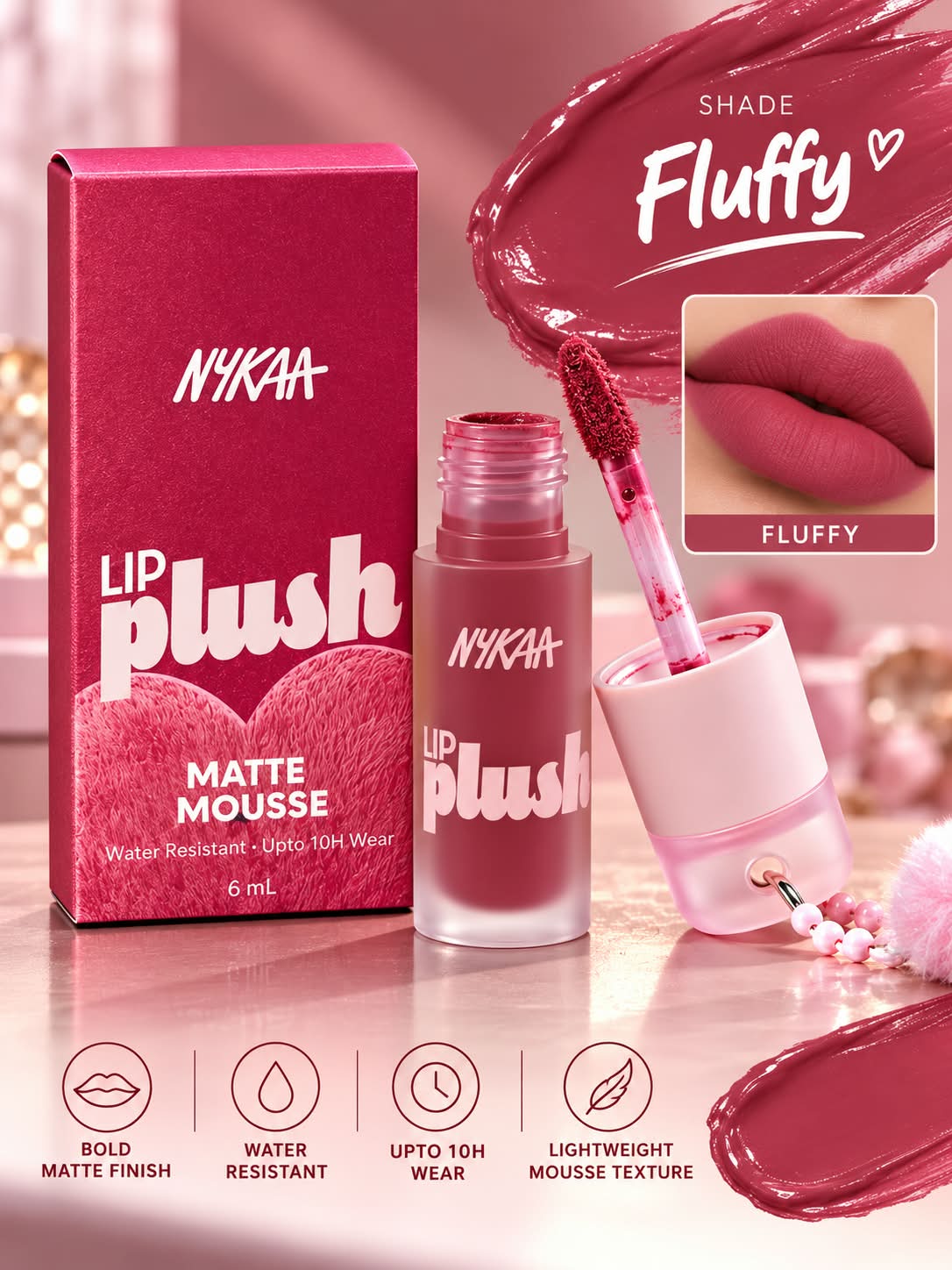 Nykaa Lip Plush Matte Mousse