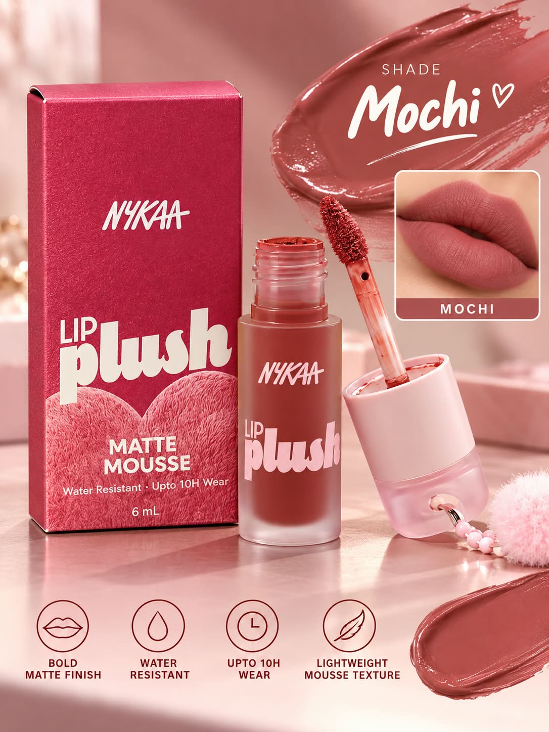 Nykaa Lip Plush Matte Mousse