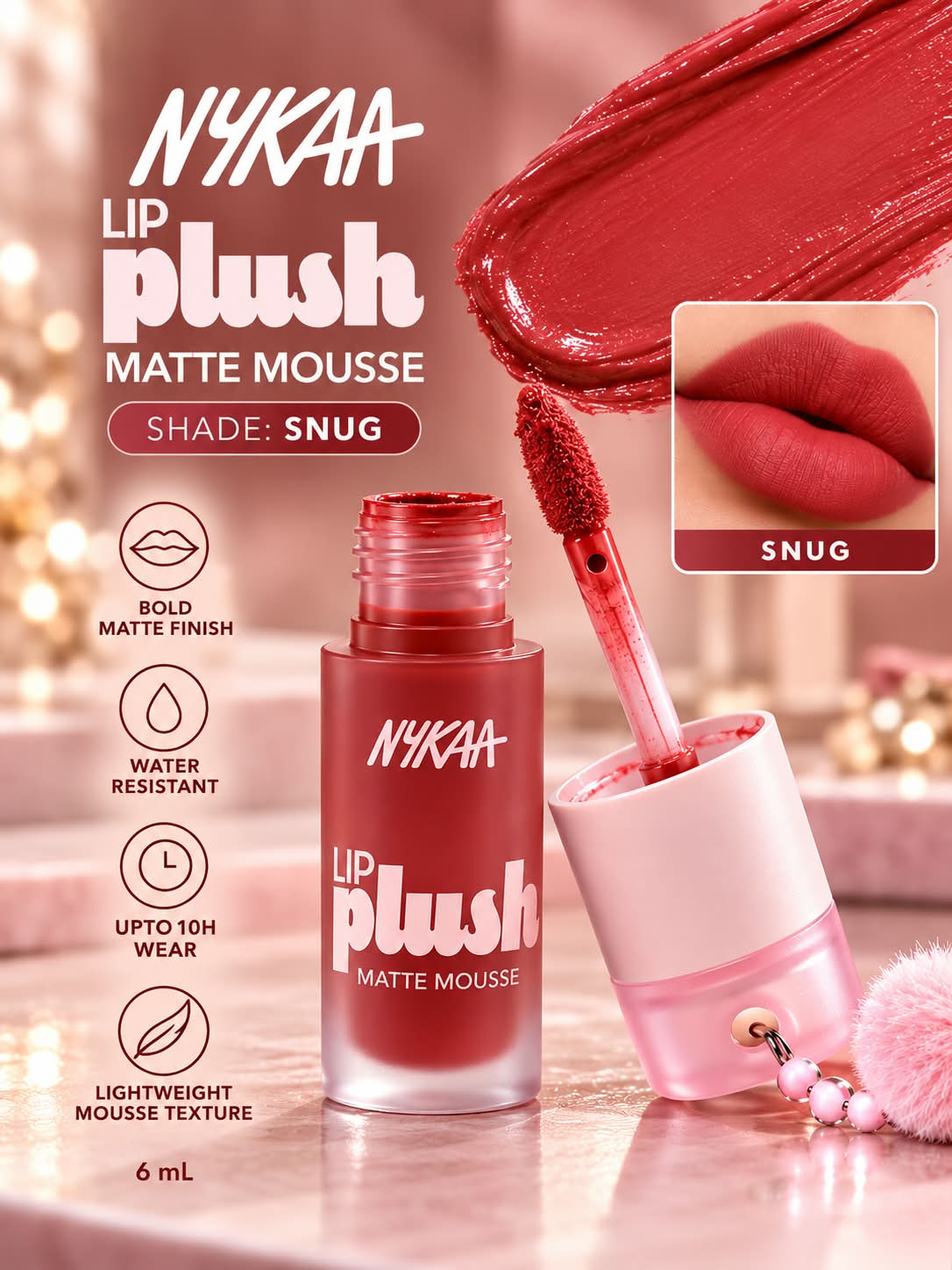 Nykaa Lip Plush Matte Mousse