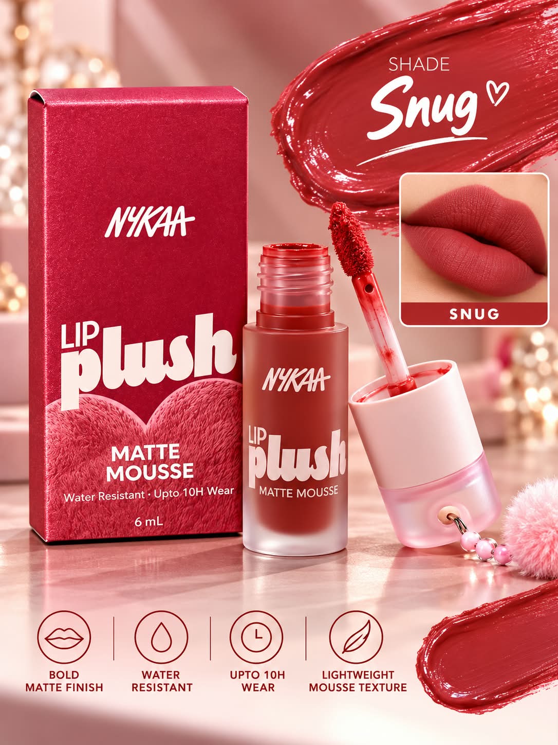 Nykaa Lip Plush Matte Mousse