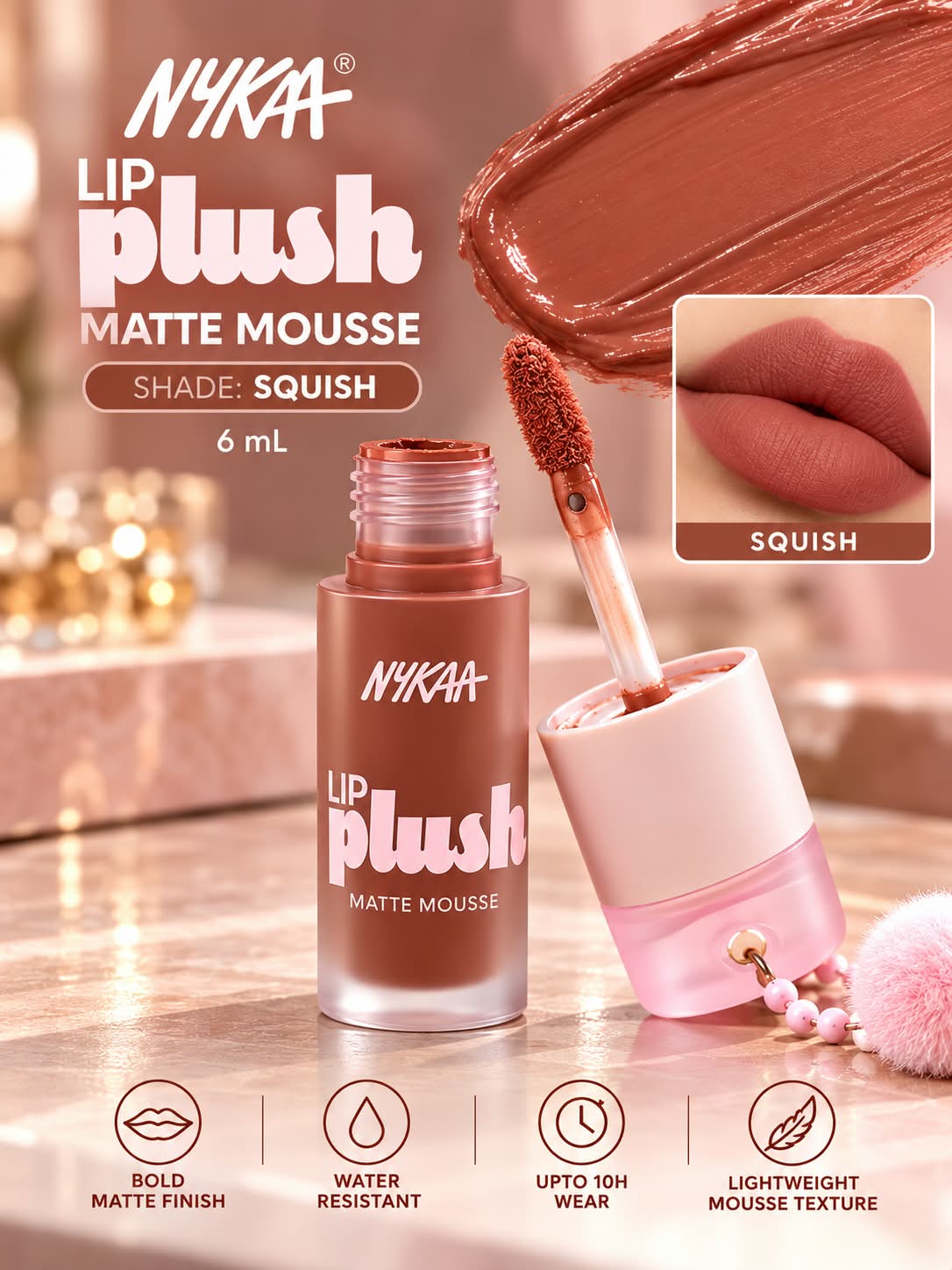Nykaa Lip Plush Matte Mousse