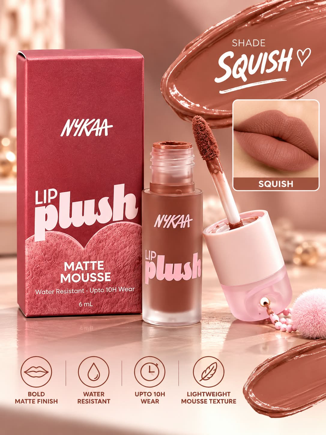 Nykaa Lip Plush Matte Mousse