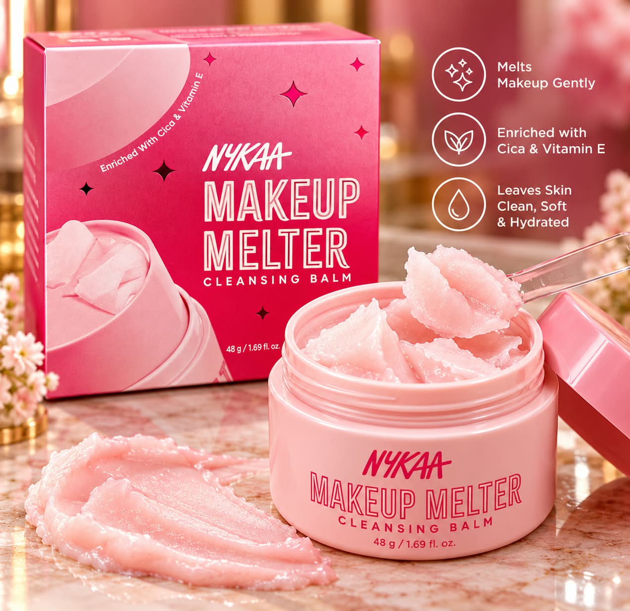 Nykaa Makeup Melter Cleansing Baml 48gm