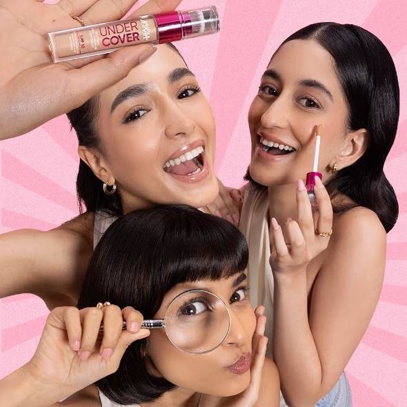 NYKAA Undercover Multi-Use Full Coverage Concealer-Hyaluronic Acid & Niacinamide Concealer (03N, 3 ml)