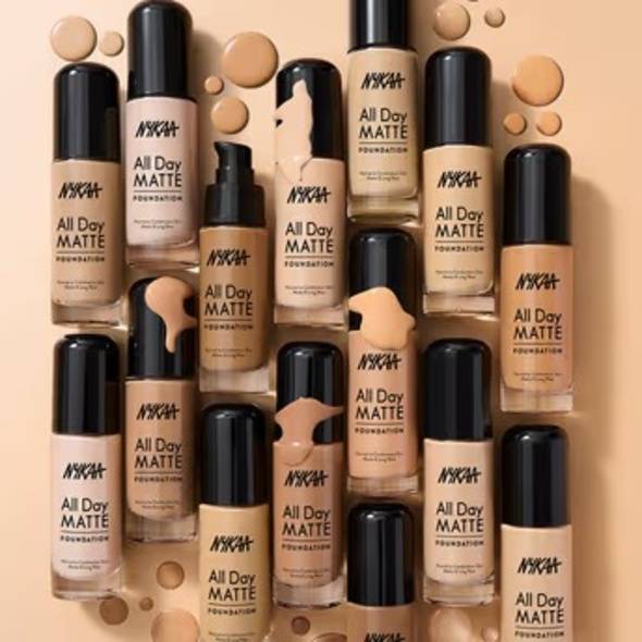 Nykaa All Day Matte Long Wear Liquid Foundation For Normal To Combination Skin