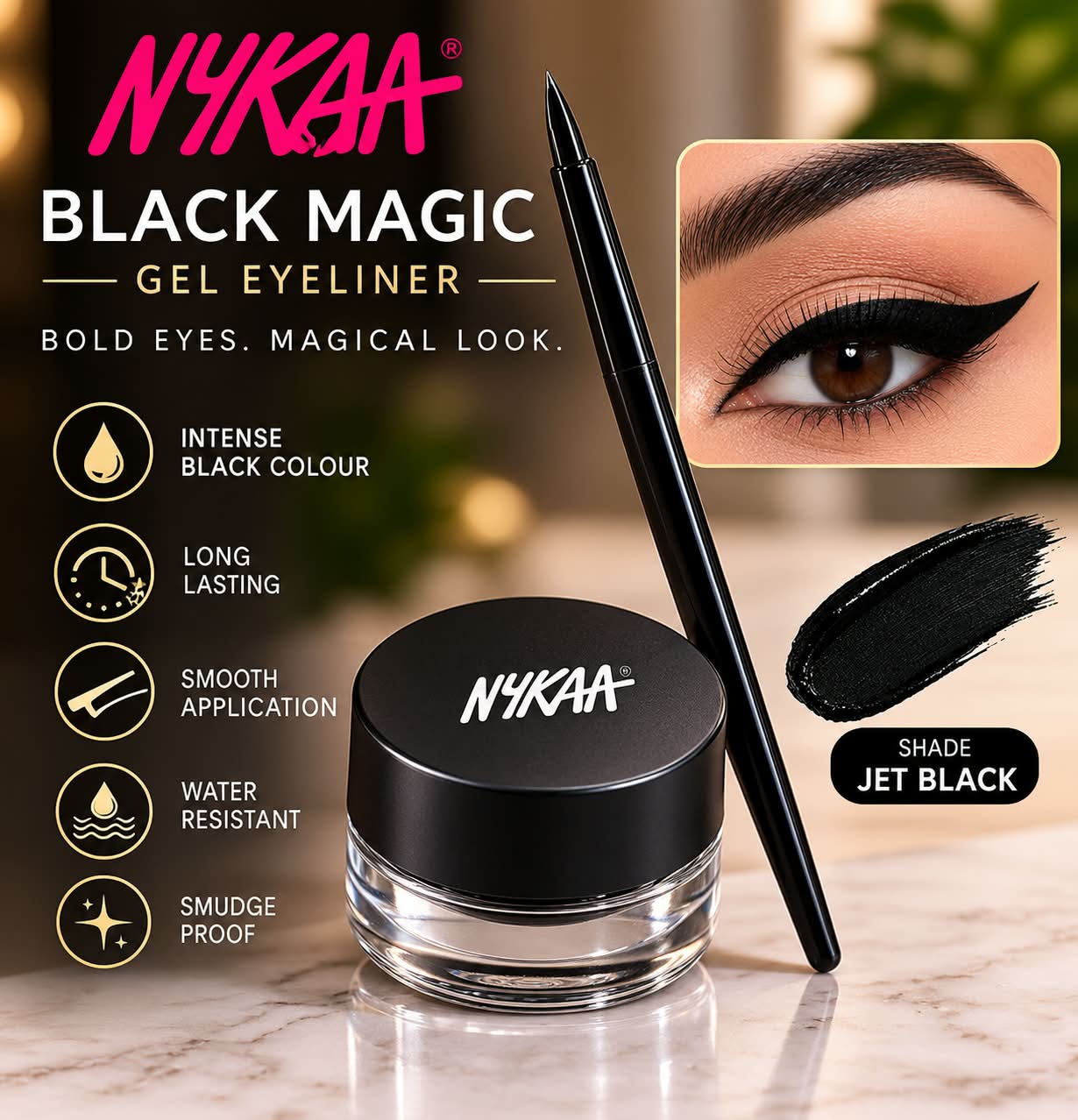 Nykaa Black Magic! Gel Eyeliner
