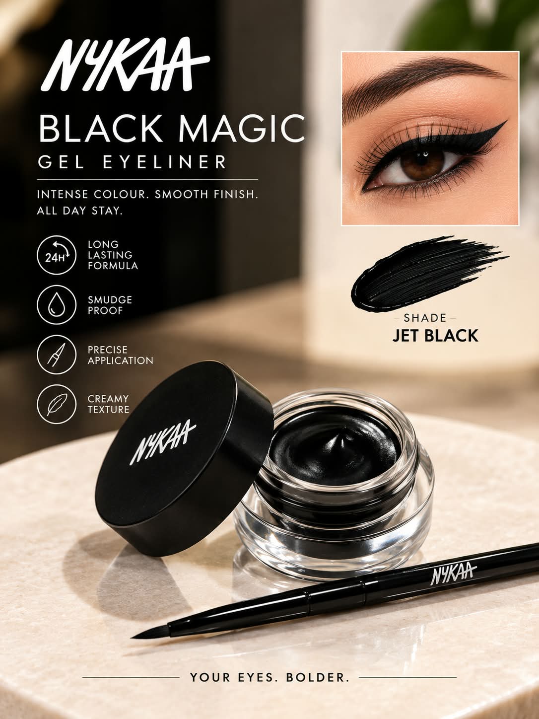 Nykaa Black Magic! Gel Eyeliner