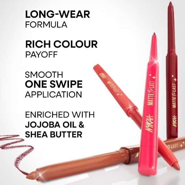 Nykaa Cosmetics Matte to Last Lip Liner
