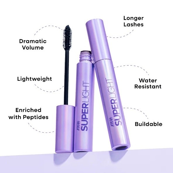 Nykaa Cosmetics Superlight Volumizing Peptide Mascara