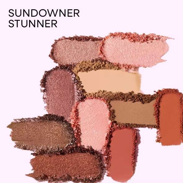 Nykaa Eyes On Me! 10-in-1 Eyeshadow Palette - Sundowner Stunner