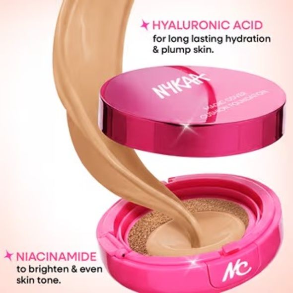 NYKAA Magic Cover Full Coverage Matte Cushion Foundation with SPF 50 PA++++ Foundation