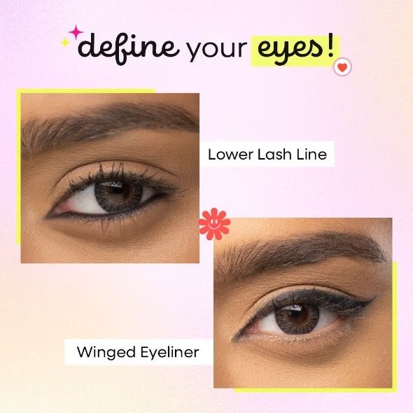 Nykaa Magic Smudgeproof Kajal Eyeliner Pencil Lasts Upto 24 Hours - Black
