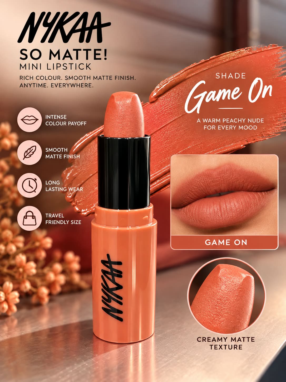 Nykaa So Creme! Creamy Matte Lipstick
