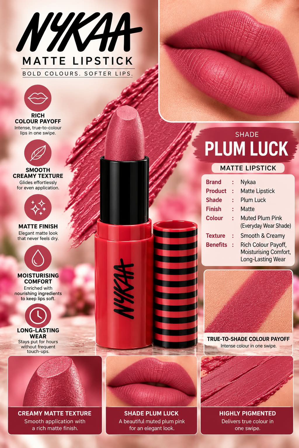 Nykaa So Creme! Creamy Matte Lipstick