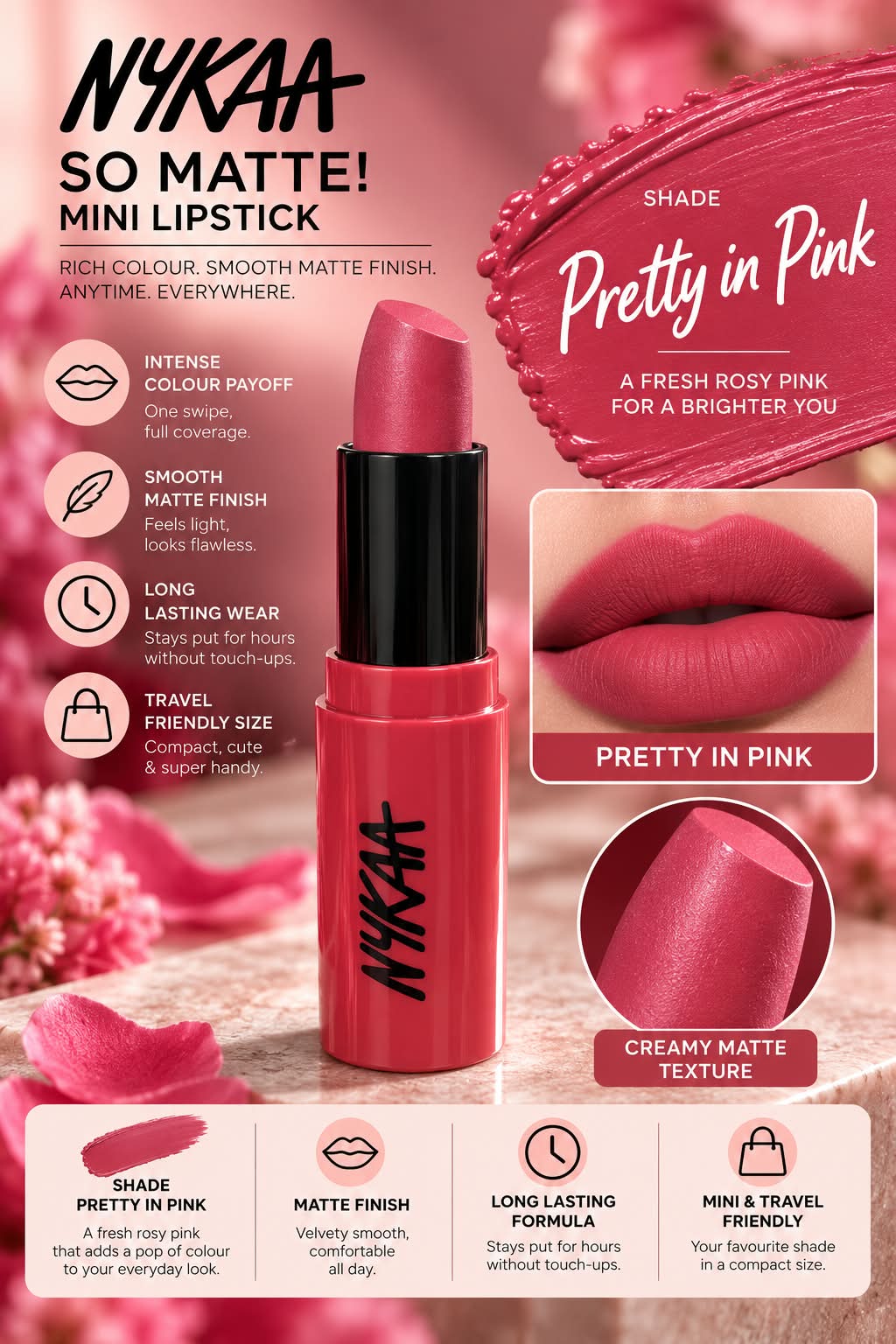 Nykaa So Creme! Creamy Matte Lipstick