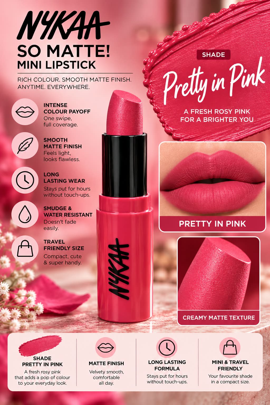 Nykaa So Creme! Creamy Matte Lipstick