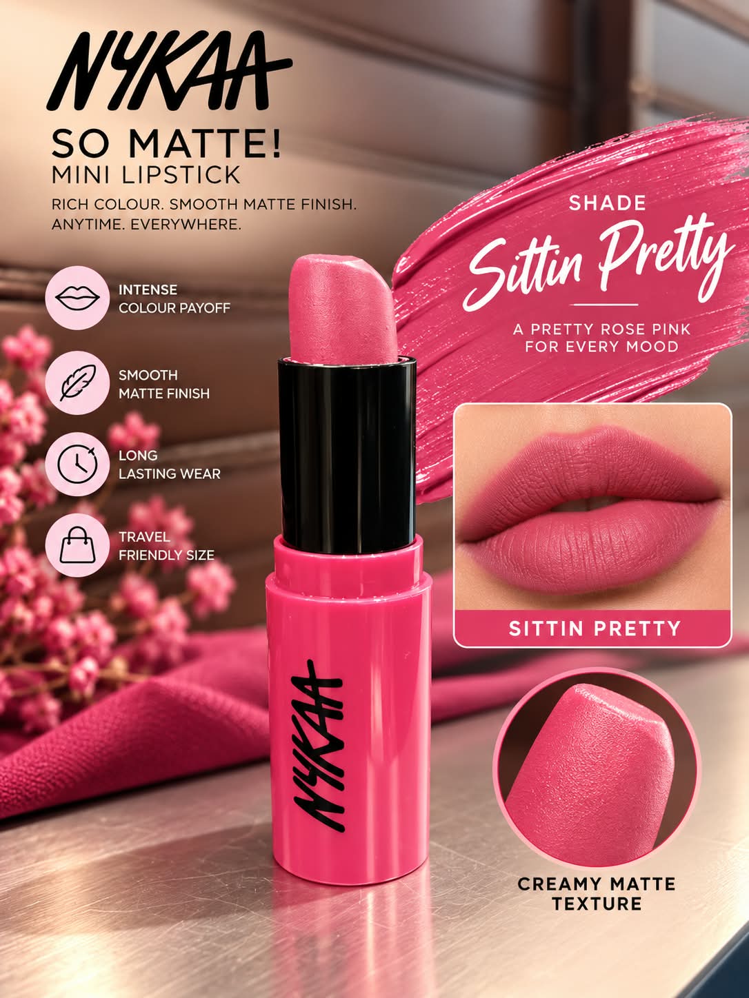 Nykaa So Creme! Creamy Matte Lipstick