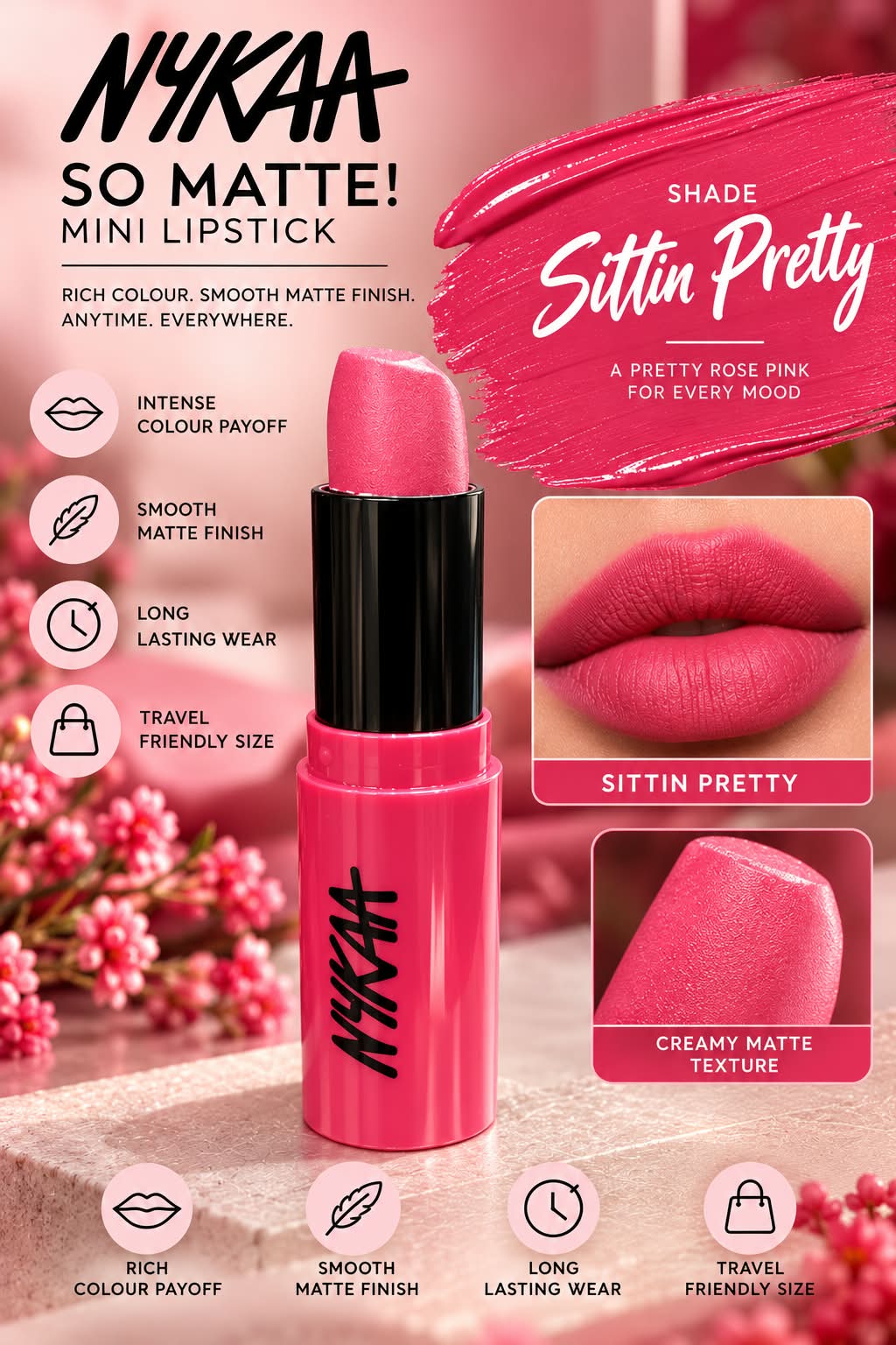 Nykaa So Creme! Creamy Matte Lipstick