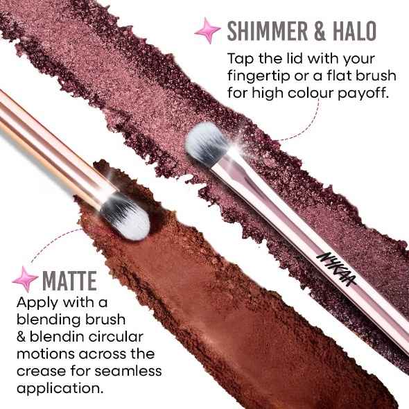 Nykaa Stardust Multi-Texture Holographic Quad Eyeshadow Palette