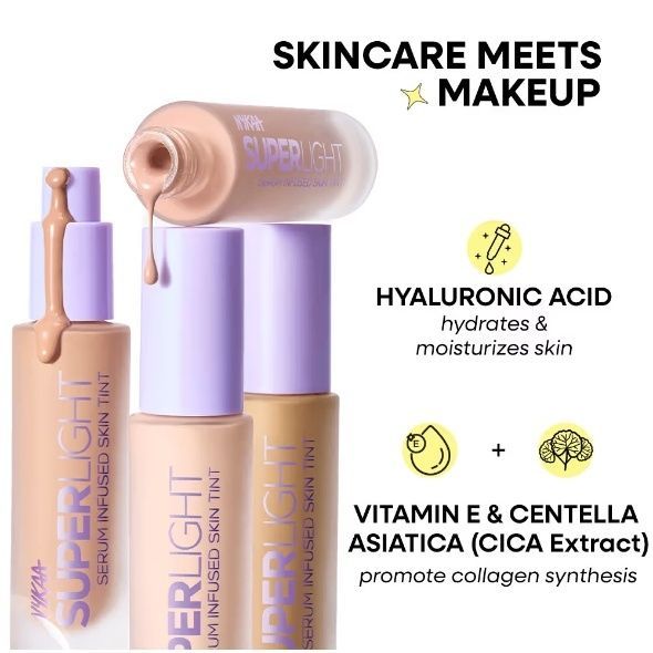 Nykaa Superlight Serum Matte Filter Finish Skin Tint Foundation