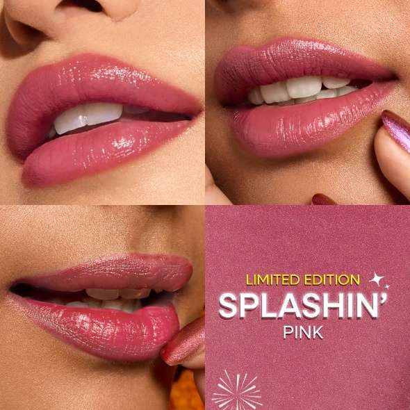 Nykaa Ultra Silk Hydrating Satin Serum Creme Glitter Lipstick with Hyaluronic Acid