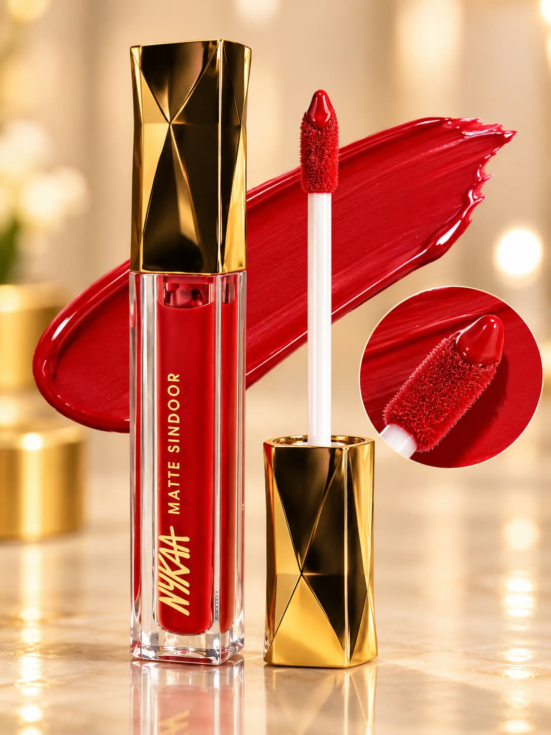 Nykaa Matte Sindeer Smudge Proof Rich Colour Long Lasting